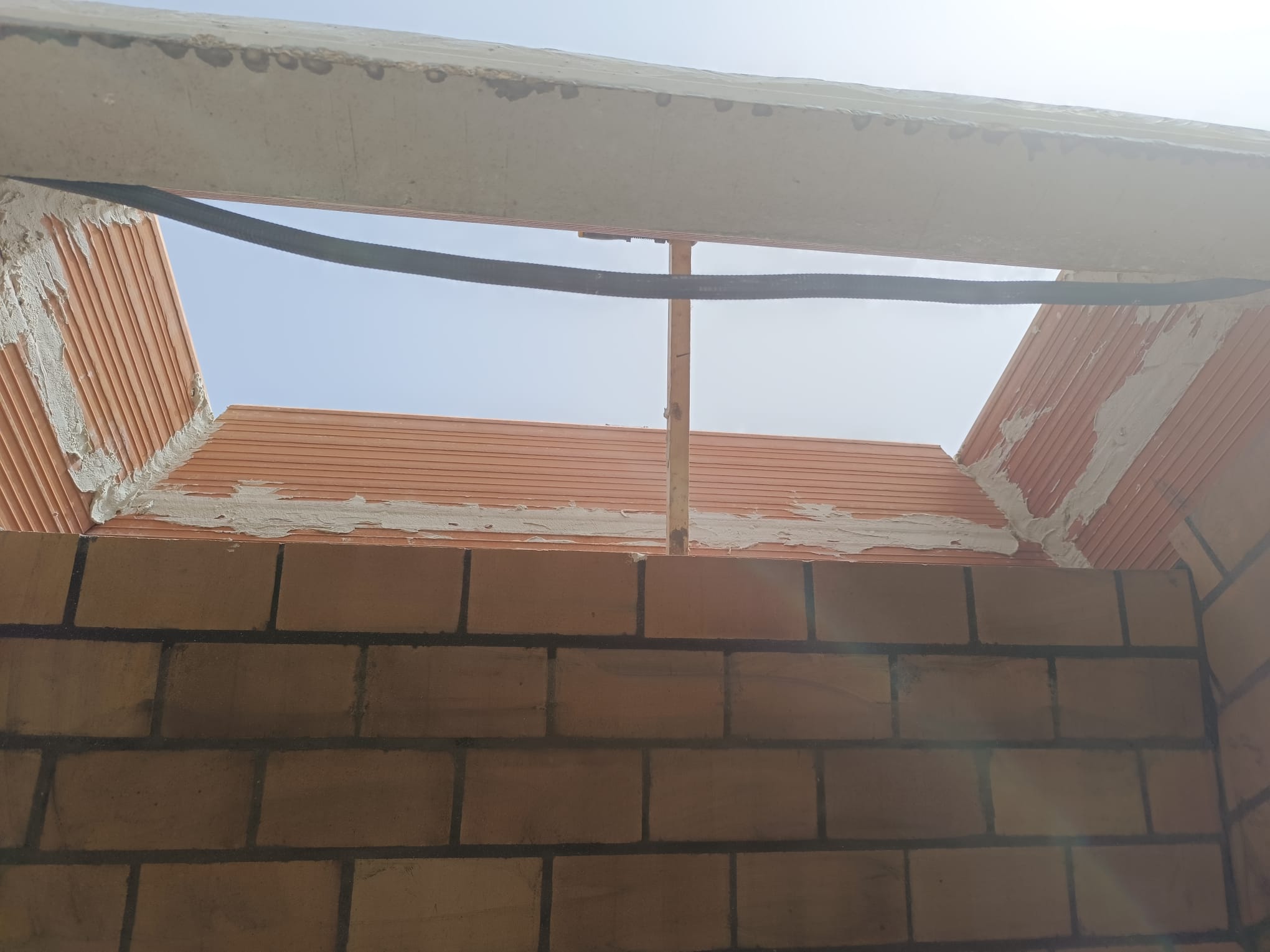 Construcción de horno y barbacoa